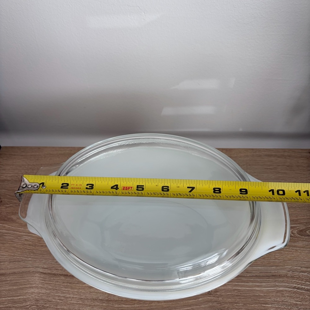 Vintage Anchor Hocking Fire King Milk Glass 1.5qt Casserole With Lid Cornflower - Picture 11 of 14